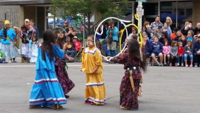 Young native dancers perform at last year's Apache Jii in Globe.