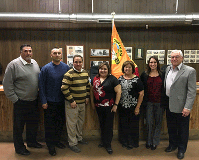 Superior Town Council from left to right: Gilbert Agular, Michael Alonzo, Steve Estatico, Mila Besich-Lira, Olga Lopez, Vanessa Navarrette, Bruce Armitage.