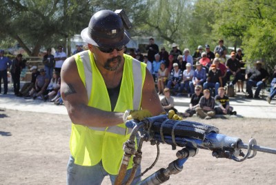 The mining competitions are always fun at the Apache Leap Mining Festival.