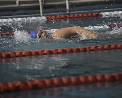 Bailee Hill - freshman first year swimmer. Photo courtesy Apuron photography