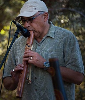 Bernie Haley on the Flute Photo By Linda Barron