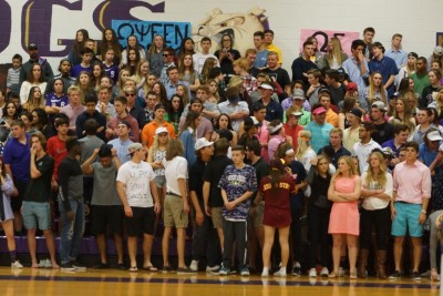 The Bulldogs' student section was on top of its game Thursday night.