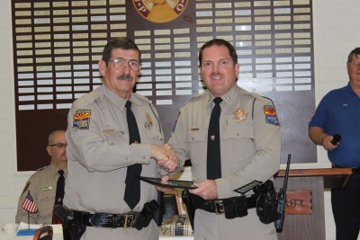 Bruce Fletcher was named Trooper of the Year for the Arizona Department of Public Safety.