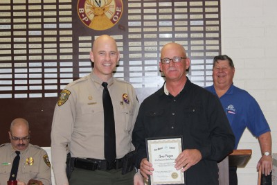 Joey Hogan was named Deputy of the Year for Pinal County Sheriff's Office.