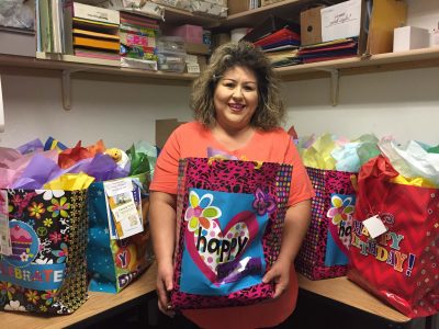 A group of special children will be honored on their birthdays by Family First and volunteers. Bea Bejarano Foster Care Specialist will deliver them.