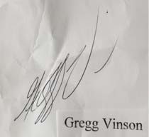 Gregg Vinson Signature