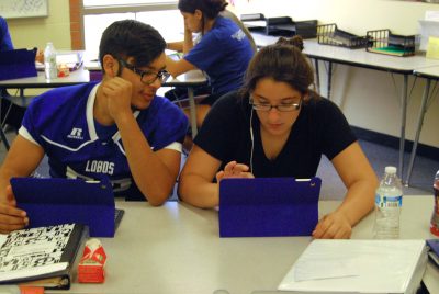 Jonathan Jimenez and Jessica Lopez share iPad secrets.