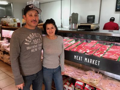 Luis and Viridiana Lopez of Rancheros Carniceria of Mammoth.