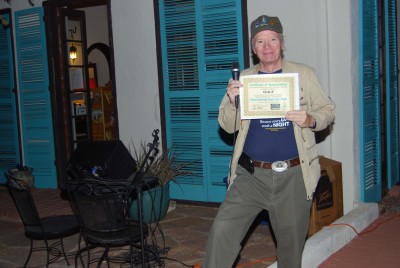 Mike Weasner with certificate for Circle K.