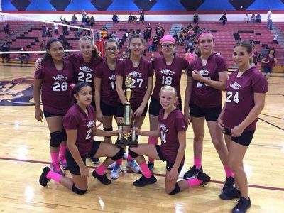 Ray 8th grade volleyball team finishes as runner up at CJHL tournament.