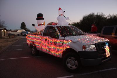 Get those lights untangled and start decorating your floats, cars, bicycles, wagons, whatever for the annual Electric Light Parade.