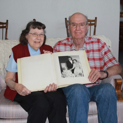 Roberta and Max Jerman at their home in the Southeast Valley. Photo by Samantha Centeno