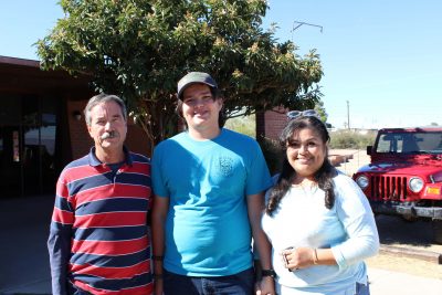 David, Michael and Elizabeth Garcia. Michael Garcia took on a project at the San Manuel Presbyterian Church for his  Eagle Scout project.