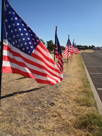 flags for veterans story